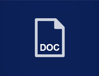 blue box DOC icon